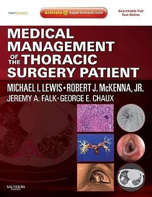 medical management of the thoracic surgery patient expert consult online and print 1e Kindle Editon