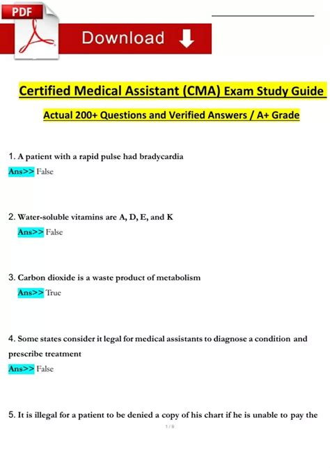 medical office assistant study guide Epub