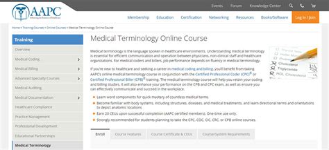 medical terminology online course