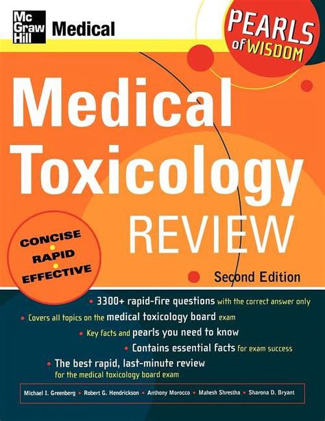 medical toxicology review pearls of wisdom second edition Doc