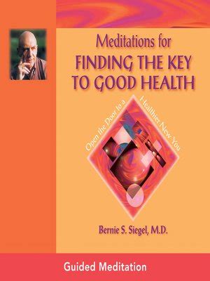 meditations for finding the key to good health Kindle Editon