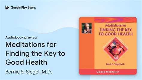 meditations for finding the key to good health Kindle Editon