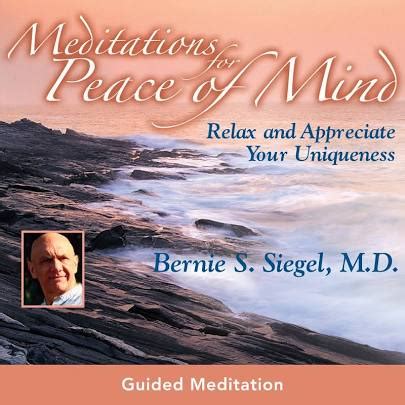 meditations for peace of mind relax and appreciate your uniqueness Kindle Editon