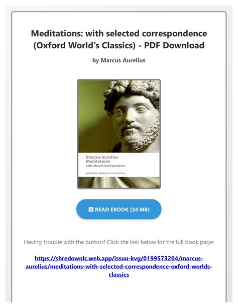 meditations with selected correspondence oxford worlds classics Doc