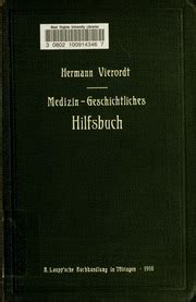 medizin geschichtliches hilfsbuch hermann vierordt Kindle Editon