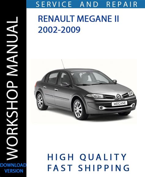 megane workshop repair manual PDF