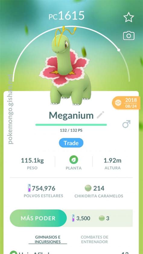 meganium pokemon go