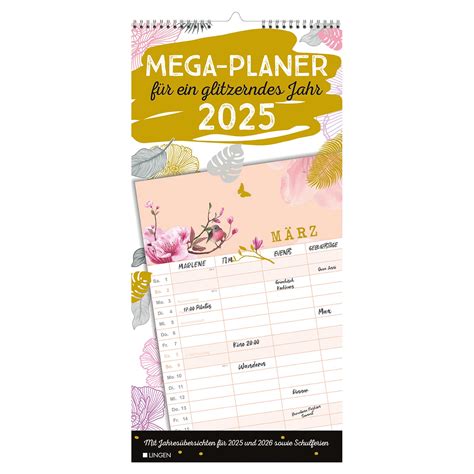 megaplaner 2016 streifenkalender 14 streifenplaner Reader