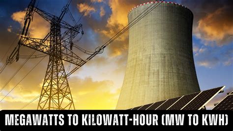 megawatts to kwh