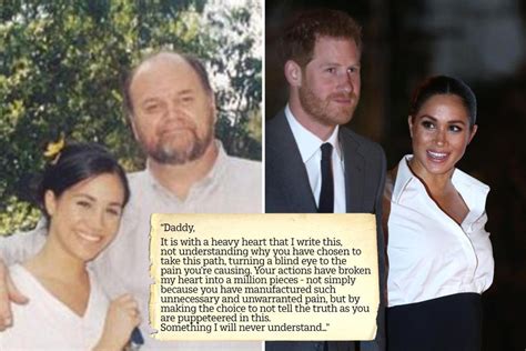 meghan markle letter to her father