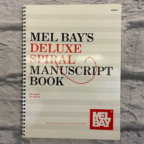mel bays premium spiral manuscript book Doc