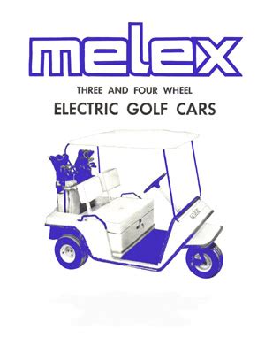 melex golf cart service manual Reader