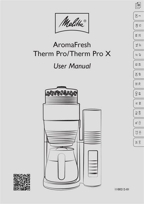 melitta stage therm user guide Doc