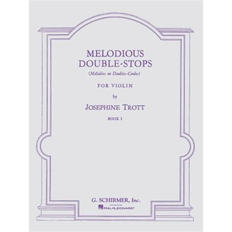 melodious double stops for violin book 1 Epub