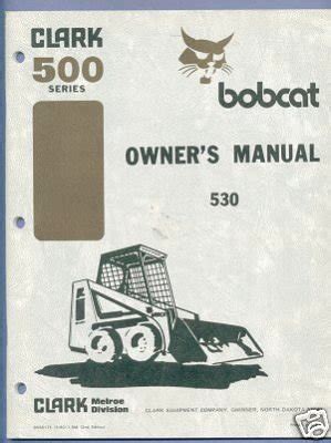 melroe bobcat 500 manual Reader