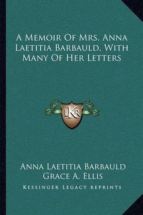 memoir mrs barbauld including letters Kindle Editon