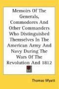 memoirs generals commodores other commanders Reader