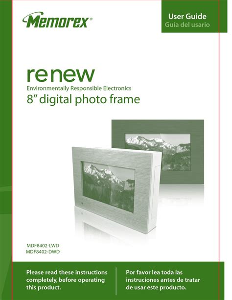 memorex mdf8402 digital photo frames owners manual Doc