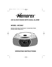 memorex mi2001 clock manual Reader