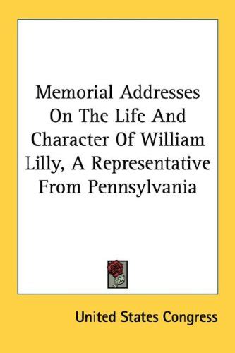 memorial addresses character representative pennsylvania Doc