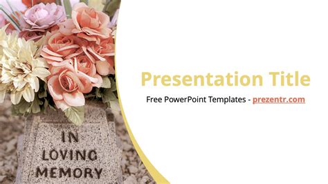 Memorial Ppt Template