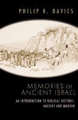 memories of ancient israel an introduction to biblical history ancient and modern Epub