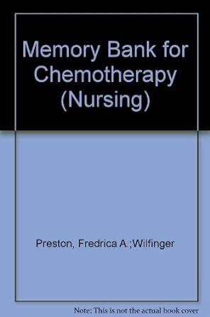 memory bank for chemotherapy memory bank for chemotherapy Epub