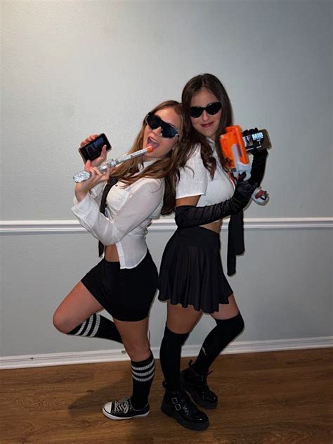 men in black costume for women