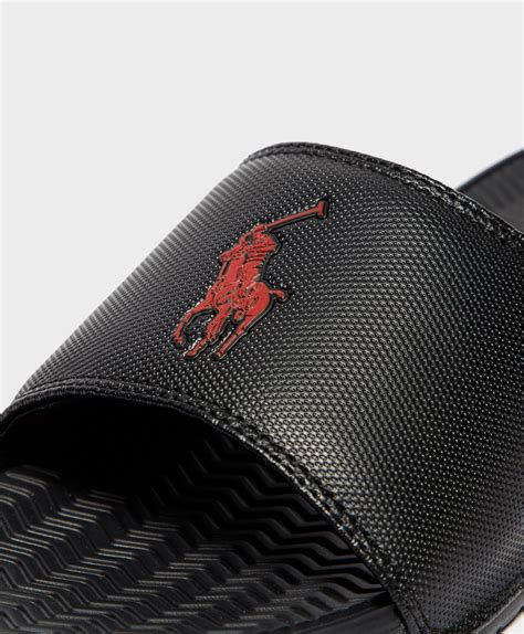 men polo slides