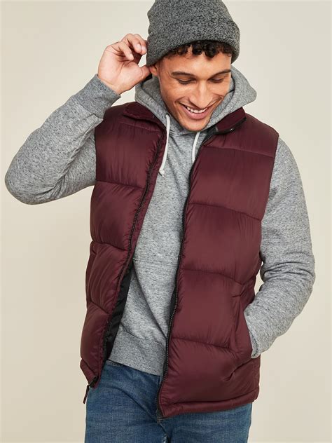 men puffer vest