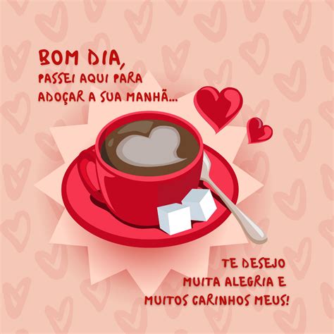 mensagem de bom dia com amor e carinho