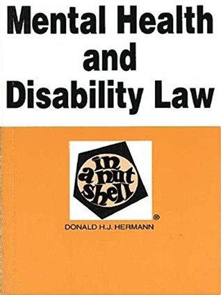 mental health and disability law in a nutshell PDF