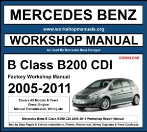 mercedes b200 service manual Kindle Editon