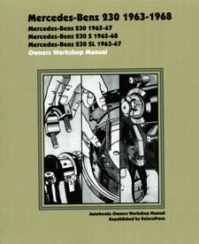 mercedes benz 230 1963 1968 owners workshop manual autobooks Kindle Editon