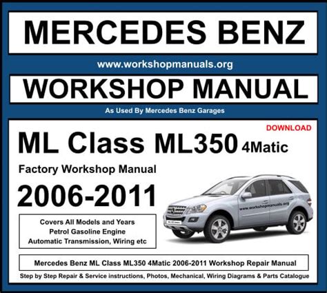mercedes benz ml350 user manual PDF