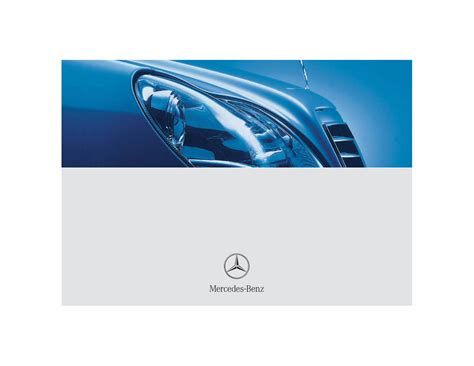mercedes benz owners manual s430 Kindle Editon