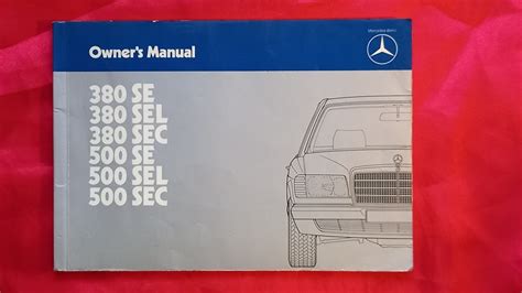 mercedes benz owners manuals PDF