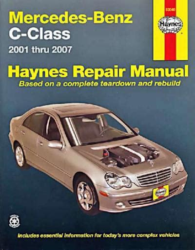 mercedes benz service manual c200 cdi 2003 w203 PDF