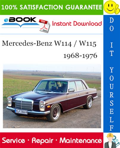 mercedes benz w114 w115 manual 1968 1976 Kindle Editon