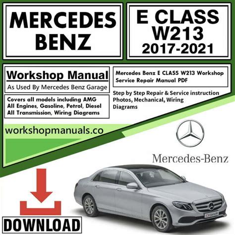 mercedes e class service manual download PDF