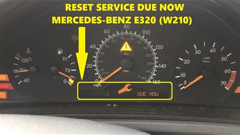 mercedes e320 reset service light PDF