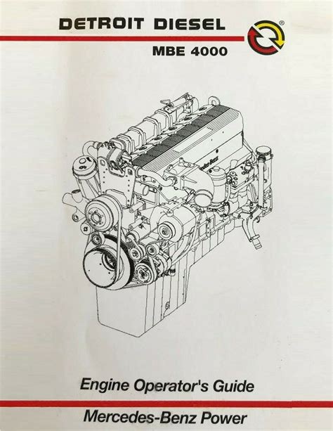 mercedes mbe 4000 service manual PDF