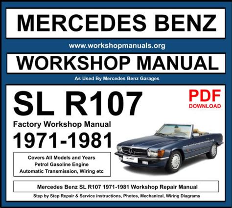 mercedes r107 manual pdf PDF