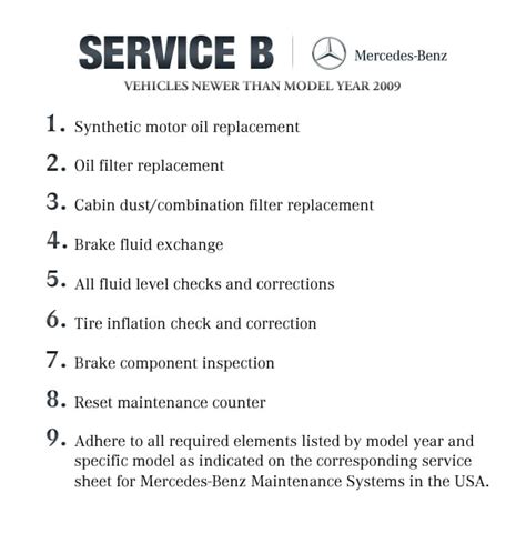 mercedes schedule b maintenance Epub