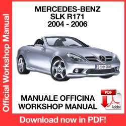 mercedes slk r171 workshop manual PDF