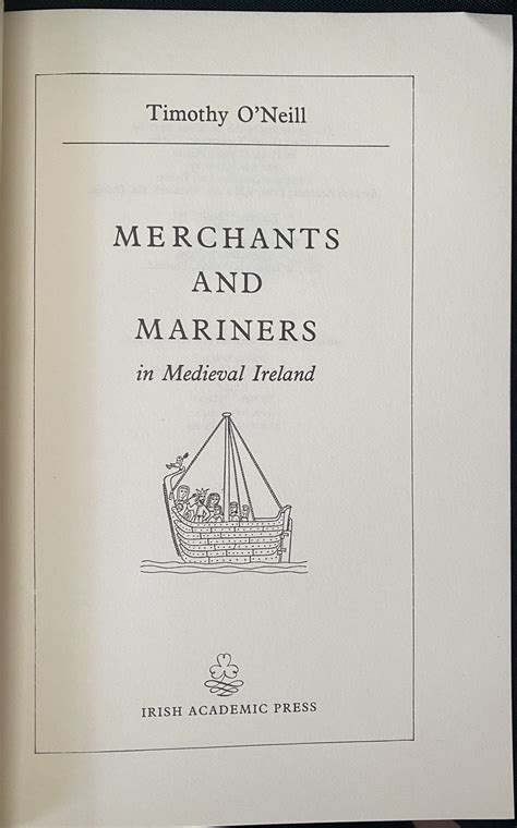 merchants and mariners in mediaeval ireland Kindle Editon