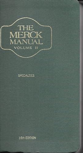 merck manual first edition Kindle Editon