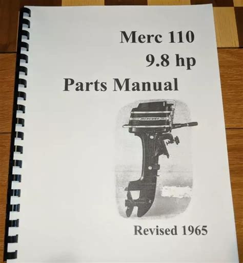 mercury 110 98 manual PDF