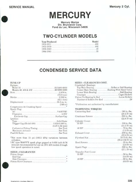 mercury elo manual pdf PDF