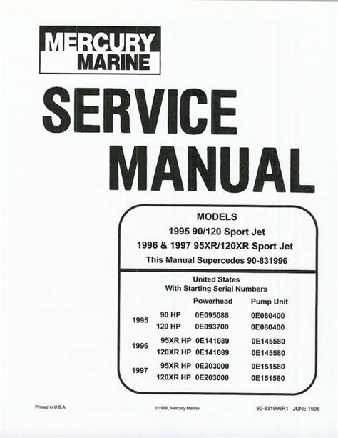 mercury marine service manuals Doc